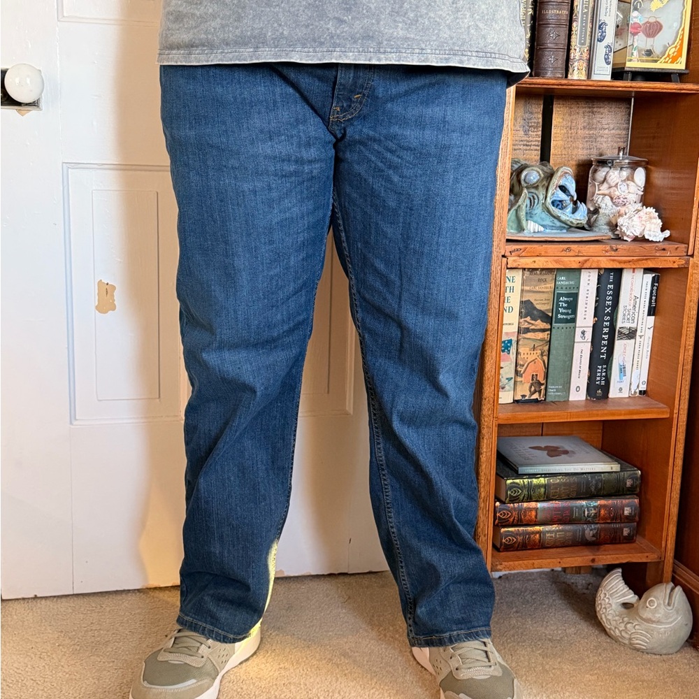 Levi's Relaxed Straight Fit Dark Blue Jeans